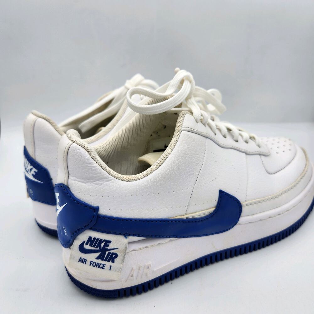Nike Air Force 1 Jester XX Sneaker Womens 6.5 White Game Royal‎ Blue - Picture 9 of 13
